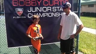 2013 Bobby Curtis USTA Florida Junior State Championships (Orange Ball) Interview w/Filip