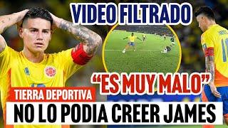 ¡ES MUY MALO! SE FILTRA VIDEO DONDE JAMES NO PODIA CREER EL GOL QUE SE COMIO JHON CÓRDOBA