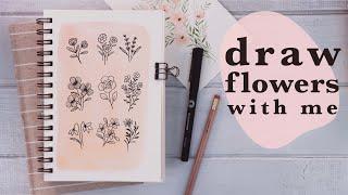 Learn to Draw Flowers | Beginner Friendly Tutorial