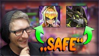 Diese Offense ist "Safe" sagte er (funny)  SUMMONERS WAR SKY ARENA DEUTSCH