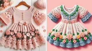 Best Latest Crochet Dress for Baby Girl / Most beautiful  @milagrosenatejidosacrochet