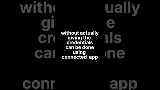 Salesforce connected app | Salesforce Integration