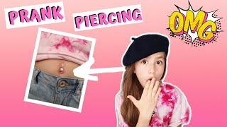 Je PRANK mon père J'AI UN PIERCING  // KIARA PARIS 