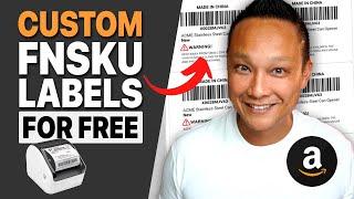 Customize, Edit & Print Amazon FNSKU Barcode Labels for FREE