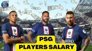 Salary of PARIS SAINT GERMAIN PLAYERS 2023.