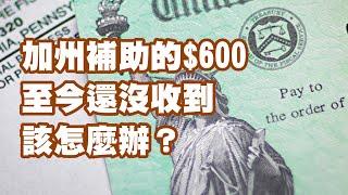 加州補助的600至今還沒收到該怎麼辦？