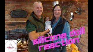 Realistic Silicone Baby Doll meets Grandparents/ Reborn Role play