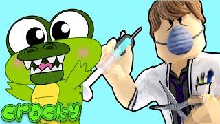 Crocky Escapes The Evil Hospital In Roblox