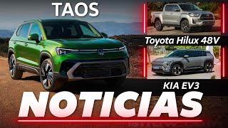 Cambios en Volkswagen Taos para 2025 , Toyota Hilux se electrifica y más... | Noticias