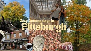 COZY AUTUMN VLOG in Pittsburgh: good food, museums, long walks, & fall decor ️🫶