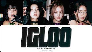 KISS OF LIFE - IGLOO (ПЕРЕВОД | КИРИЛЛИЗАЦИЯ | COLOR CODED LYRICS)