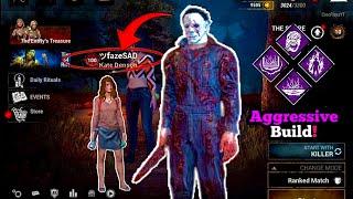 Going Against A P100 Survivor With My Myers Aggressive Build! | Dead By Daylight Mobile #dbdm