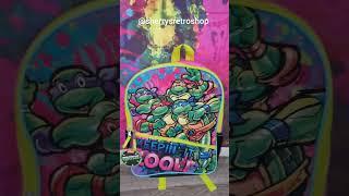 Ninja Turtle Glitter Girl Backpack #80s #1983 #oldschool  #sherrysretroshop