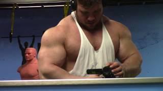 Robin Strand - Mass building arm pump: Road to 300lbs of muscle