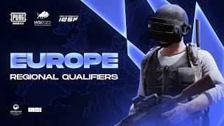 Europe Regional Qualifiers PUBG Mobile - Day 1 | WEC23 IESF