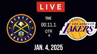 NBA LIVE! LOS ANGELES LAKERS VS DENVER NUGGETS I NBA 2K25 January 4 2025, LAL VS NUGGETS 2K25