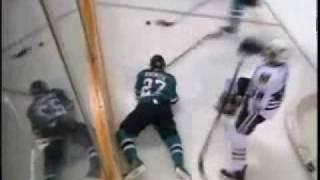 Jordan Hendry drills Roenick