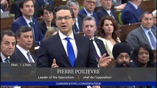 Poilievre serenades Trudeau with 'New York, New York'