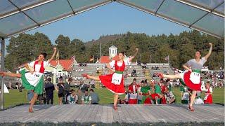 Irish Jig Scottish dancing competition at the 2024 Braemar Gathering Highland Games in Scotland