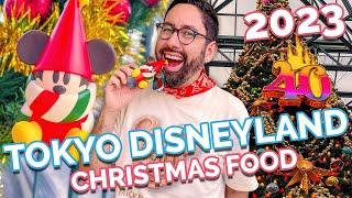 The BEST Food at Tokyo Disneyland for Christmas 2023!