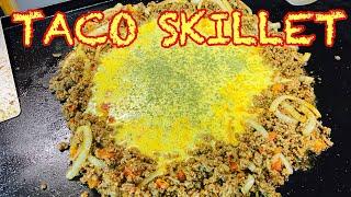 Low Carb Taco Skillet Recipe | Blackstone Griddle Recipes | Keto Friendly