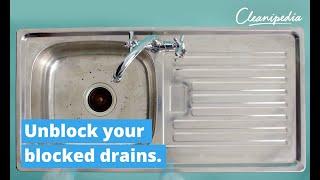 Drain unclogging | How to unblock drains | Cleanipedia