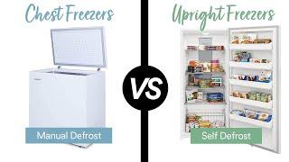 Chest Freezer vs. Upright Freezer