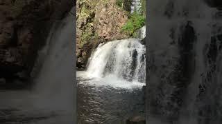 Waterfall in Russia, Republic of Karelia  #nature #waterfall #summer #water #soundofnature