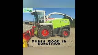 claas jaguar 850 with champion kamper 360