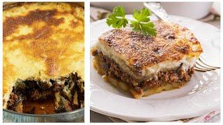 Classic Greek Moussaka with Freezer Tips!