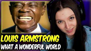 Louis Armstrong - What A Wonderful World  | FIRST TIME REACTION