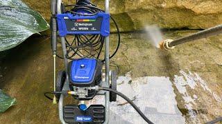 Watch it Work: 3000psi Electric Westinghouse WPX3000e Pressure Washer vs Stone Walkway