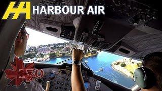 Harbour Air Twin Otter seaplane flight to Victoria BC