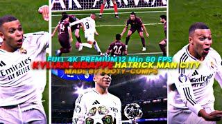 Mbappe Hatrick Clips Man City 4k | Mbappe Hatrick Clips 4k | Mbappe Hatrick Clips for edit