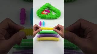 Change color Odd-ASMR Pop tube #diy #satisfyingvideos#relaxing #creative #oddasmr #insideout #colors