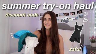 HUGE SUMMER TRY-ON CLOTHING HAUL 2023️ ZAFUL haul + discount code!