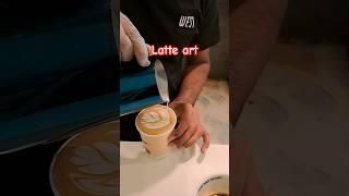 How to make Latte #coffee #latteart #latte #shorts #shortvideo