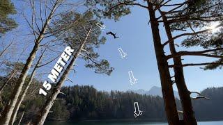 ERFROREN aber GLÜCKLICH /Klippenspringen/Saisons START/Alpsee Alatsee/