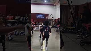 Kash hits shot while the defender attempts to block  shot 4/20/24 #ballislife #sports