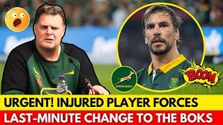 NOW! RASSIE ERASMUS JUST MADE ANOTHER CHANGE TO THE SPRINGBOKS | SPRINGBOKS NEWS