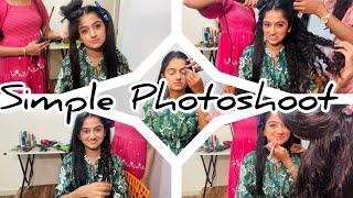 Simple Photoshoot | My Makeup Video | Hemashree SM