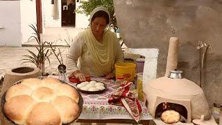 Village Bread Recipe | She is baking Milk Breads in a Traditional Wood Fired Oven in my Village