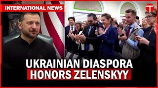 Zelenskyy Receives Standing Ovation From Ukrainian Diaspora in Washington | The Express Tribune