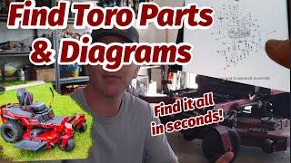 Find all Toro mower parts & diagrams fast!