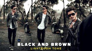 Black And Brown Tone Color Grading In Lightroom || Lightroom free Preset Download - Aryan Editz