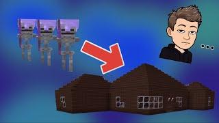 Ma maison en chantier se fait attaquer  (Minecraft #1)