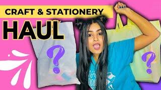 Biggest Craft & Stationery Haul  #crafteraditi #crafthaul #stationeryhaul #haul @CrafterAditi