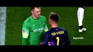 Watch Amazing Saves UCL 2014-15 Joe Hart Againts Barcelona HD