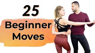 25 BEGINNER BACHATA MOVES YOU MUST KNOW!