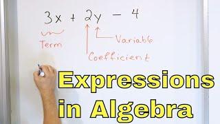 Identify Terms, Coefficients & Variables in Algebraic Expressions & Equations - [6-5-13]